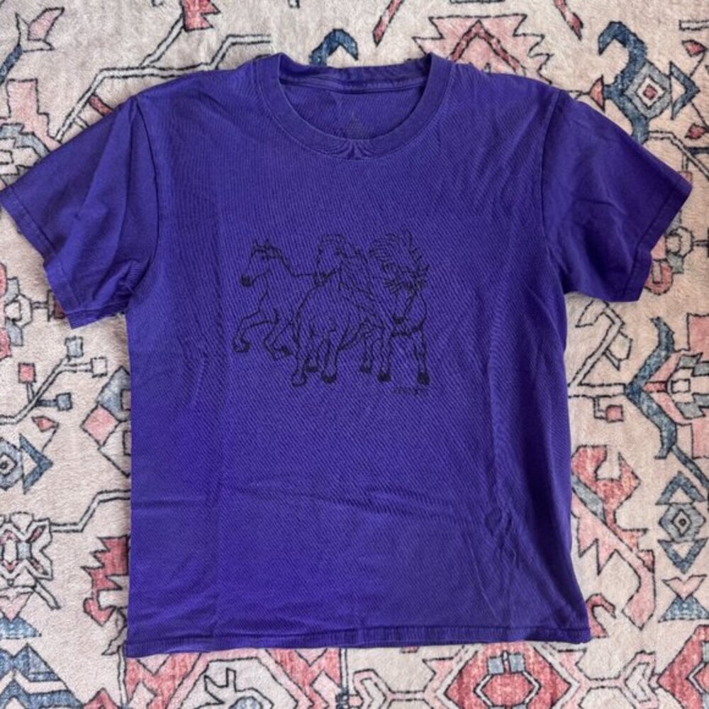 Kerrits Horses Purple T-Shirt - size Large